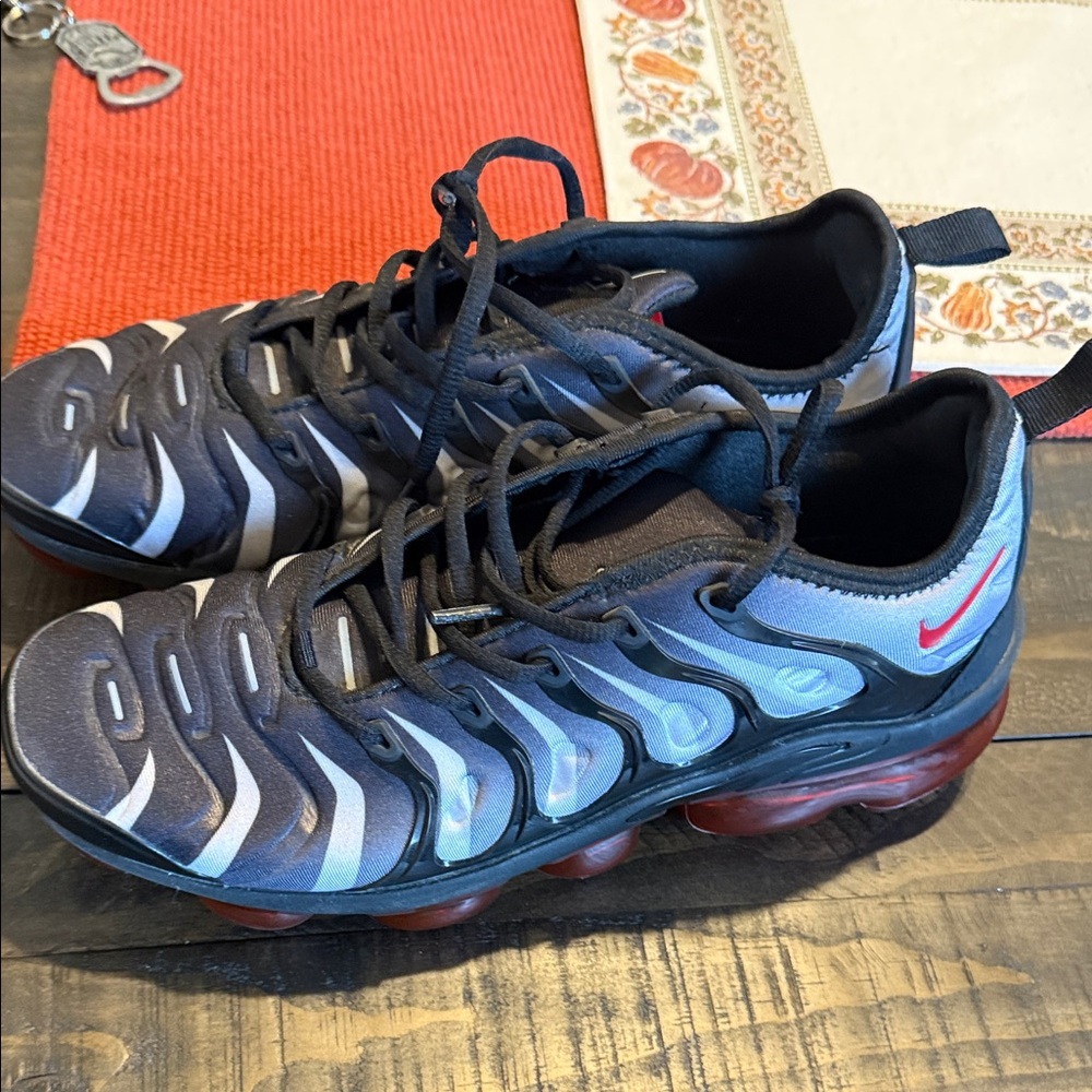 Nike VaporMax Plus Black with Red Accents